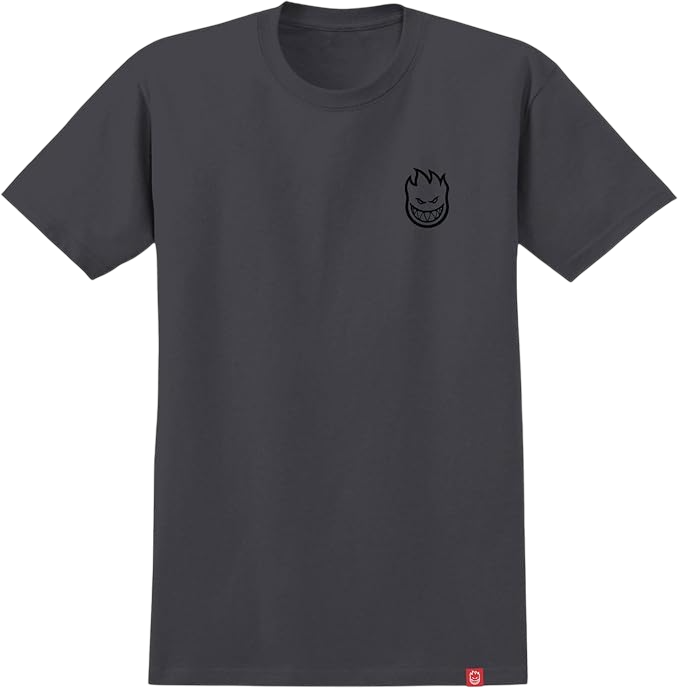 Wheels Shirt Lil Bighead Charcoal/Black Grey by Spitfire