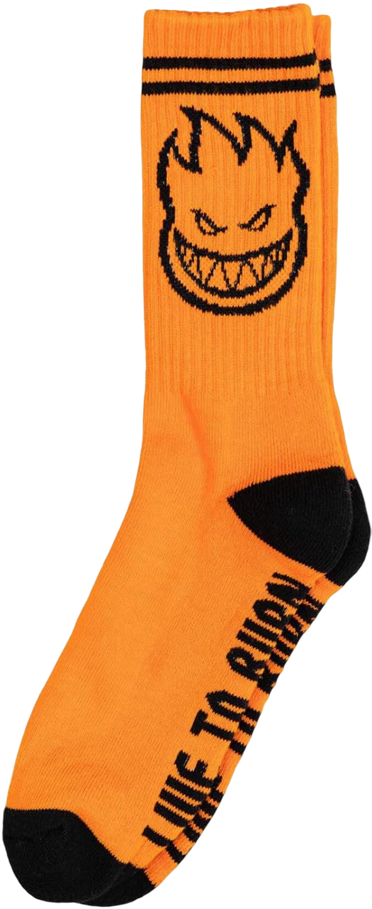 Wheels Socks Bighead Orange/Black by Spitfire