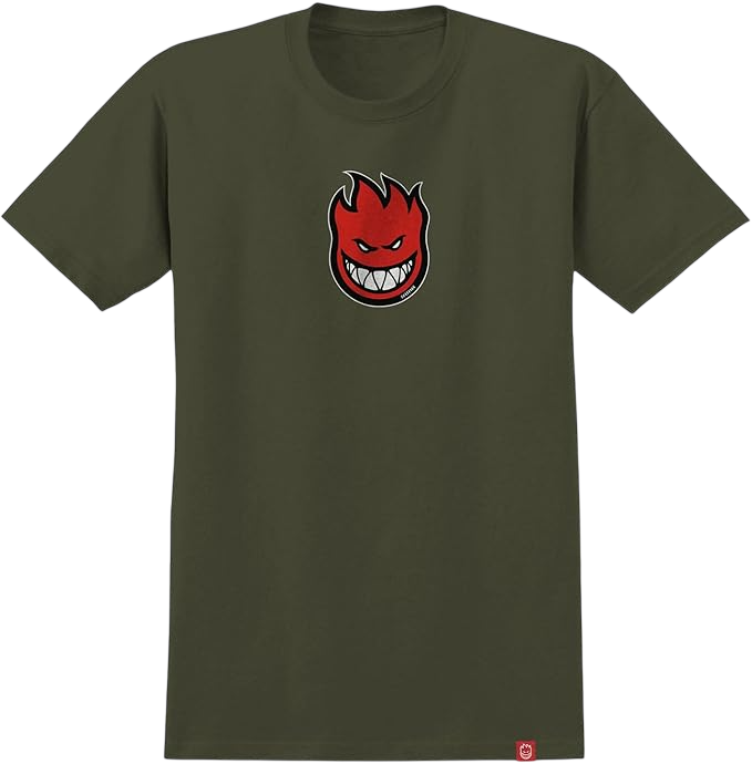 Wheels Shirt Military Green/Red/Black by Spitfire